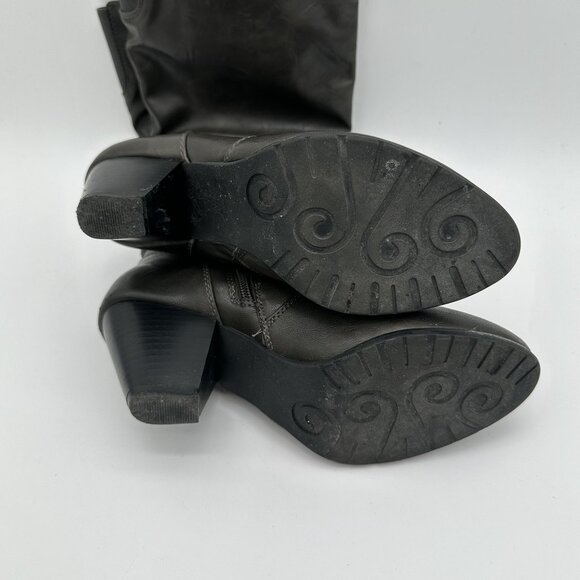 Cliffs By White Mountain Womens Black Faux Leather Boots Size 9M ID 036-C18354 - Picture 5 of 6